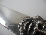 Винтажный нож для писем подписной ( серебро 800 пр , вес 72 гр ), фото №5