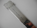 Винтажный нож для писем подписной ( серебро 800 пр , вес 72 гр ), фото №7