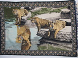 Винтажный ковер Тигры старая Европа, фото №3