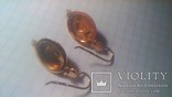 Сережки золоті Рижські фонарики СССР, фото №6