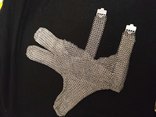 Кольчужна трьохпала рукавиця Niroflex, фото №5