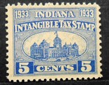 1933 г. США Америка 5 центов Индиана (**), фото №2
