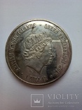 1 доллар 2015 зеркальная - Новосибирский зоопарк, Британские Виргинские острова (реплика), фото №3
