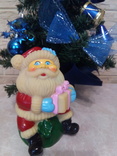 Дед Мороз и Снегурочка,  снеговик, коллекция из резины, фото №13