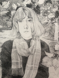 Генриетта Левицкая, графика "Портрет К. Суеваловой", фото №7