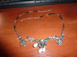 Ожерелье с жемчугом и цветными турмалинами, фото №3