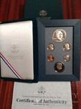 Годовой набор монет США 1990 года Prestige Set "100 лет Эйзенхауэру", фото №2