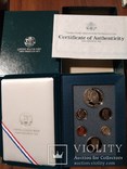 Годовой набор монет США 1990 года Prestige Set "100 лет Эйзенхауэру", фото №5