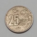 Туреччина 25.000 лір, 1997, фото №2