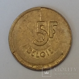 Бельгія 5 франків, 1993, фото №2