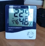 Гигрометр - термометр цифровой. HTC-1 Термогигрометр. Метеостанция., фото №9