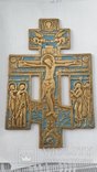 Киотный крест в эмалях, фото №2