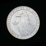 1 Доллар 1984 XXIIIОлимпийские Игры, Лос-Анджелес 1983 (Серебро 0.900, 26.73г), США, фото №2