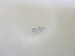 Пара натуральных бриллиантов 1,69 мм, фото №3