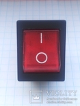 Переключатель клавишный 16A 3 pin Arcolectric С1553AL инд 1 шт, фото №5