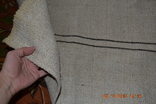 Рядно, ряднина. Покрывало староукраинское. Конопляное домотканое полотно. 215x150 см. №2, фото №13