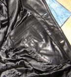 Утеплённая кожаная мужская куртка Theo Wormland. Германия. Лот 777, фото №8