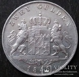 2 гульдена 1846 года, Королевство Бавария (1806 - 1918), Людвиг,  Серебро, фото №3