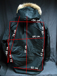 Куртка (Парка) Военная - N3-B/F - размер 44, фото №4