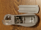 Лупа карманная с ручкой MG13100 Увеличение 8X крат,подсветка,линейка интервалом 0.1мм, фото №5