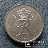 1  эре  1968  Дания  цинк   ($2.1.22)~, фото №2