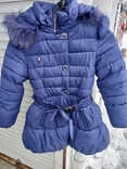Красивое зимнее пальто на девочку 4-6 лет, фото №2