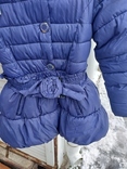Красивое зимнее пальто на девочку 4-6 лет, фото №3