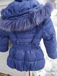 Красивое зимнее пальто на девочку 4-6 лет, photo number 5