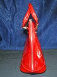 Эффектная красная женская сумка в стиле Structured, фото №7
