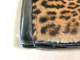 Старинная стильная женская сумка Натуральный мех леопарда и кожа, фото №10