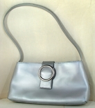Женская элегантная серебристая сумка, фото №2
