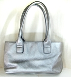 Новая женская сумка Серебристая с пряжками, фото №3