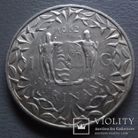 1 гульден 1962 Нидерландская Гвиана  серебро  (О.13.3), фото №4