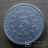 5  центов  1869  США  (Ж.1.1), фото №3