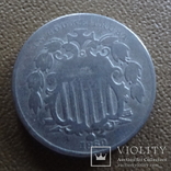 5  центов  1869  США  (Ж.1.1), фото №4