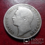 1 гульден  1839 Вюрттемберг  серебро    (А.1.24)~, фото №4