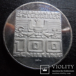 100 шиллингов 1978 Австрия  серебро   (2.5.2)~, фото №2