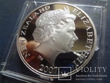 1 доллар 2007-2008 Новая Зеландия Международный полярный год серебро~, фото №5