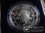 Доллар 2002  США  Сертификат коробка  серебро, фото №3