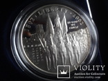 Доллар 2002  США  Сертификат коробка  серебро, фото №4