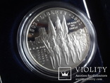 Доллар 2002  США  Сертификат коробка  серебро, фото №5