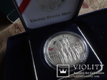 Доллар 2002  США  Сертификат коробка  серебро, фото №6
