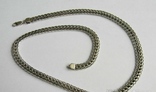 Массивная серебряная цепочка "Питон", 51,5 х 0,7 см., фото №2