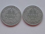 1 марка 1875 год,1 марка 1876 год Германия, фото №2