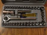 Набор торцевых головок с трещоткой AIWA 40 Pcs Combination Socket Wrench на 40 предметов, фото №2
