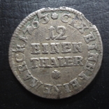 1/2  талера 1763  Саксония   серебро    ($4.1.4)~, фото №4