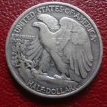 50  центов  1943  США  серебро    ($3.11.1)~, фото №3