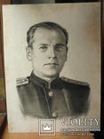 Старая картина Портрет Офицера. 60 х 45 см., фото №2