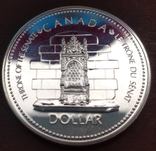 Канада1 доллар, 1977 25 лет коронации Елизаветы II,серебро,С108, фото №5