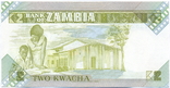 Замбия 2 квача ND (1986-88) / Pick-24c / UNC, фото №3